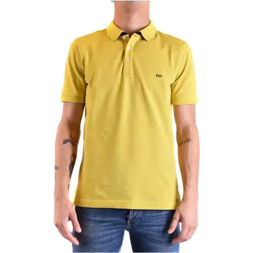 Fay - Tops > Polo Shirts - Yellow - Fay - Modalova