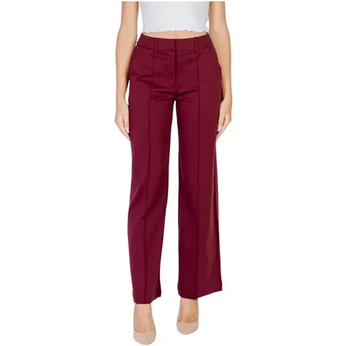 Trousers > Wide Trousers - - Ichi - Modalova