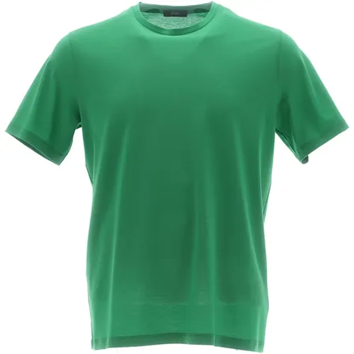 Herno - Tops > T-Shirts - Green - Herno - Modalova