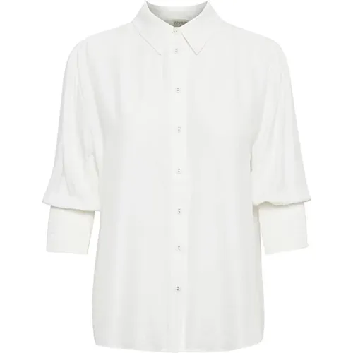 Blouses & Shirts > Shirts - - Cream - Modalova