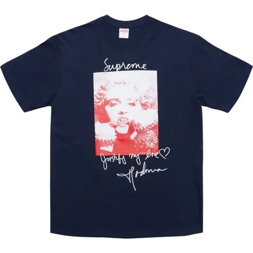 Supreme - Tops > T-Shirts - Blue - Supreme - Modalova