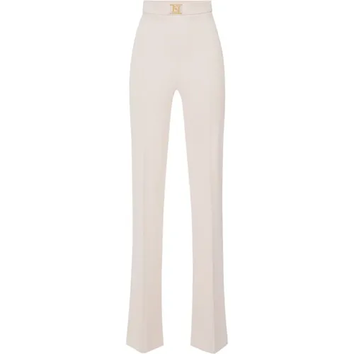 Trousers > Wide Trousers - - Elisabetta Franchi - Modalova