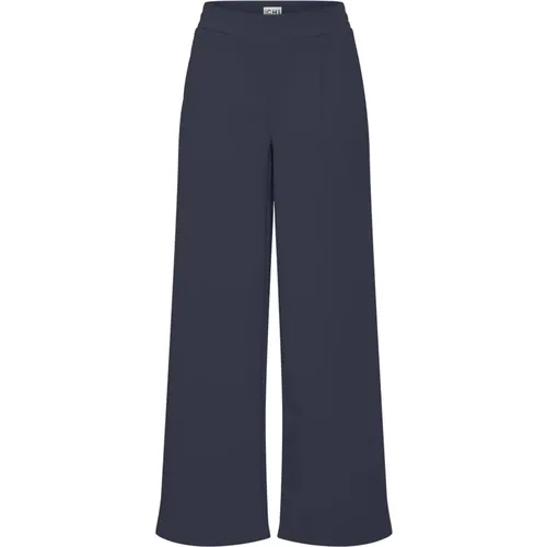 Trousers > Wide Trousers - - Ichi - Modalova