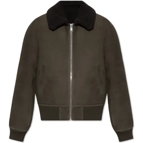 Jackets > Leather Jackets - - Yves Salomon - Modalova