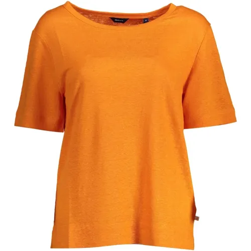 Gant - Tops > T-Shirts - Orange - Gant - Modalova