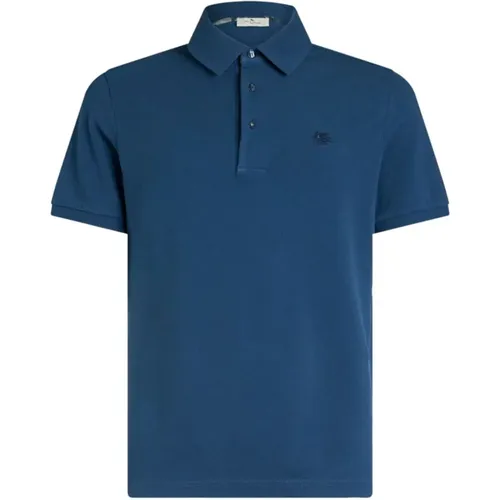 Etro - Tops > Polo Shirts - Blue - ETRO - Modalova