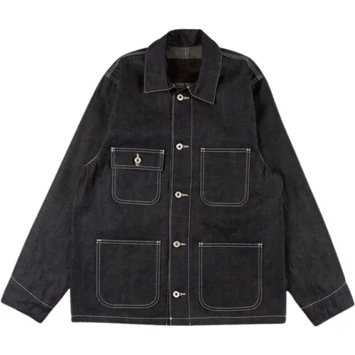 Jackets > Denim Jackets - - Naked & Famous Denim - Modalova