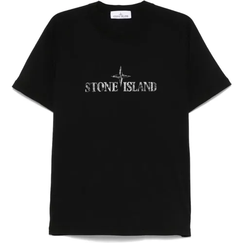 Tops > T-Shirts - - Stone Island - Modalova