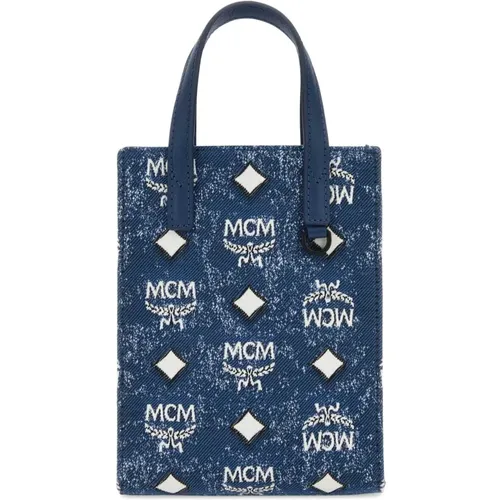 MCM - Bags > Handbags - Blue - MCM - Modalova