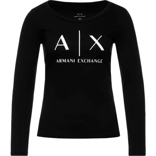 Tops > Long Sleeve Tops - - Armani Exchange - Modalova