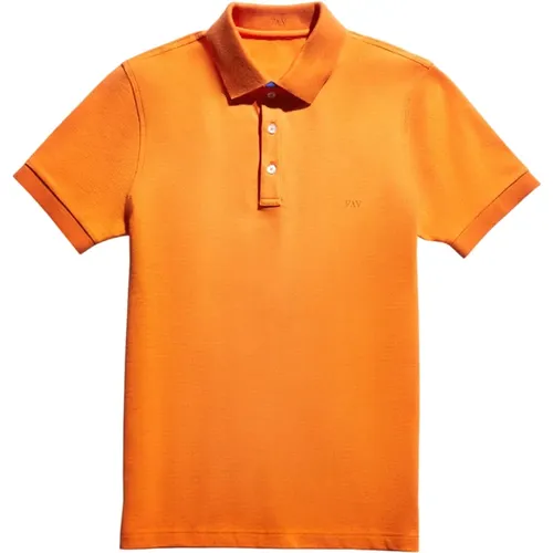 Fay - Tops > Polo Shirts - Orange - Fay - Modalova