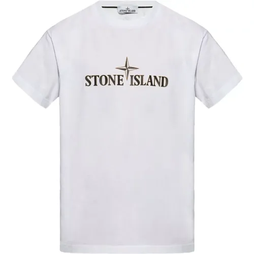 Tops > T-Shirts - - Stone Island - Modalova