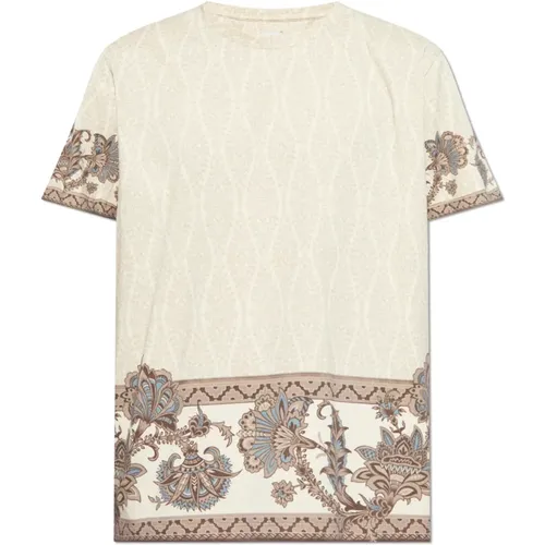 Etro - Tops > T-Shirts - Beige - ETRO - Modalova