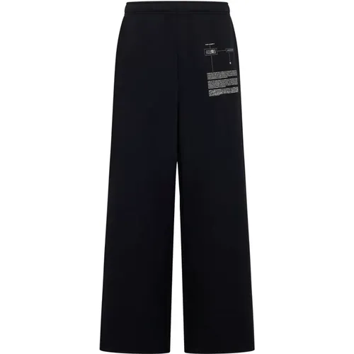 Trousers > Wide Trousers - - MM6 Maison Margiela - Modalova