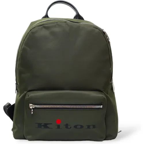 Kiton - Bags > Backpacks - Green - Kiton - Modalova