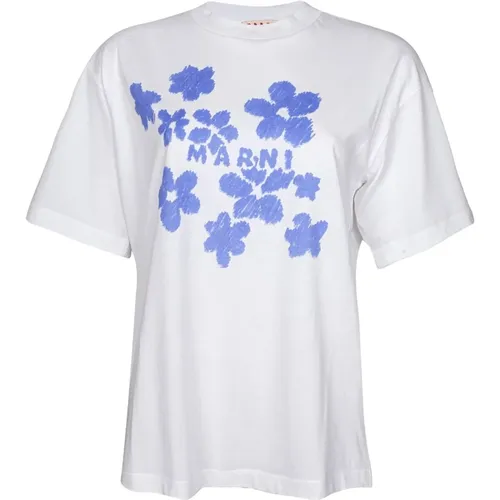 Marni - Tops > T-Shirts - White - Marni - Modalova