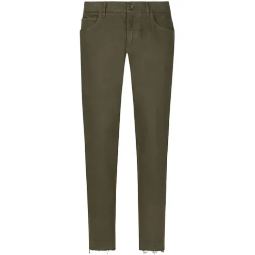 Trousers > Slim-fit Trousers - - Dolce & Gabbana - Modalova