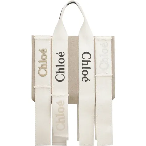 Chloé - Bags > Tote Bags - Beige - Chloé - Modalova