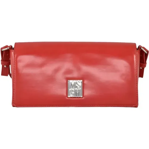 Msgm - Bags > Shoulder Bags - Red - Msgm - Modalova