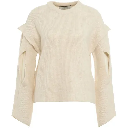 Knitwear > Round-neck Knitwear - - Akep - Modalova