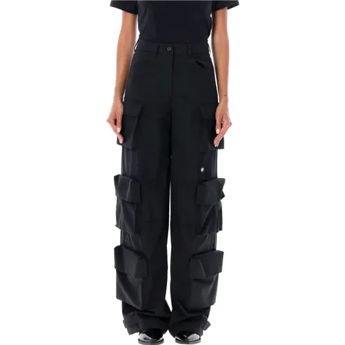 Trousers > Wide Trousers - - Emporio Armani - Modalova