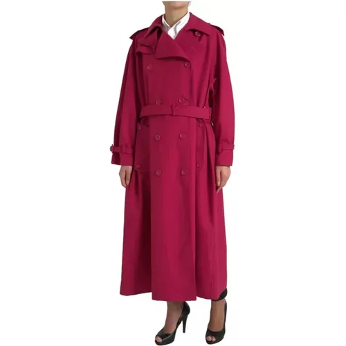 Coats > Trench Coats - - Dolce & Gabbana - Modalova