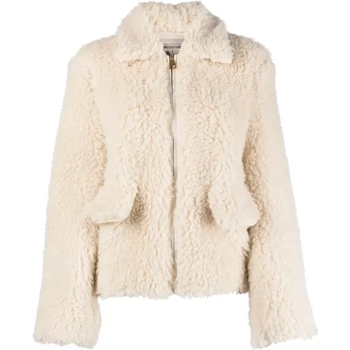 Jackets > Faux Fur & Shearling Jackets - - Semicouture - Modalova