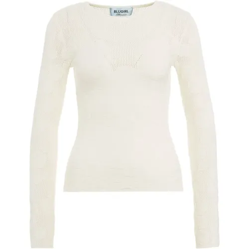 Knitwear > Round-neck Knitwear - - Blugirl - Modalova