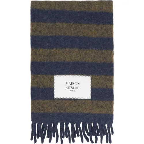 Accessories > Scarves > Winter Scarves - - Maison Kitsuné - Modalova