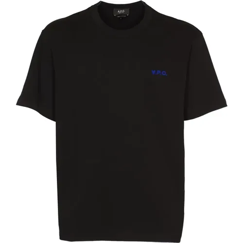 A.p.c. - Tops > T-Shirts - Black - A.p.c. - Modalova