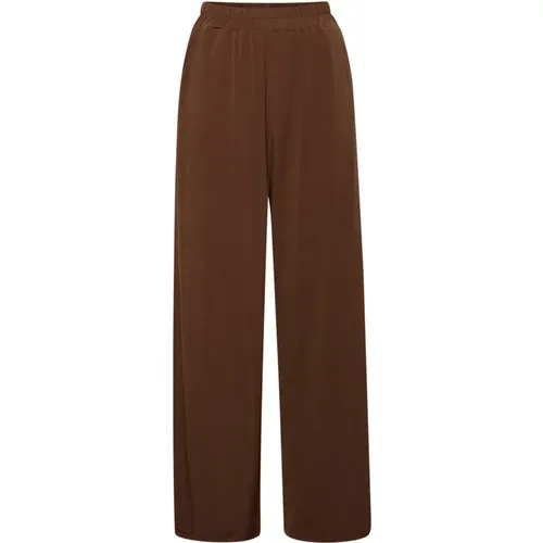 Trousers > Straight Trousers - - Ichi - Modalova