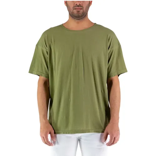 Laneus - Tops > T-Shirts - Green - Laneus - Modalova