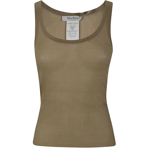 Tops > Sleeveless Tops - - Max Mara - Modalova