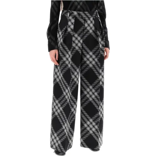 Trousers > Wide Trousers - - Burberry - Modalova