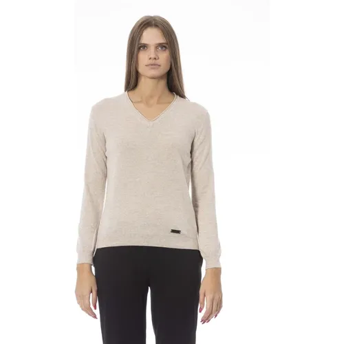 Knitwear > V-neck Knitwear - - Baldinini - Modalova