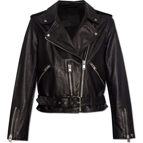 Jackets > Leather Jackets - - AllSaints - Modalova