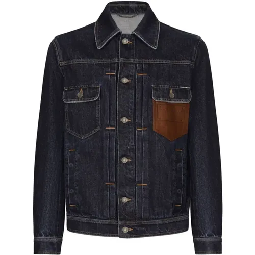 Jackets > Denim Jackets - - Dolce & Gabbana - Modalova