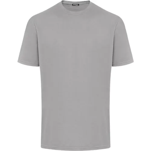 Kiton - Tops > T-Shirts - Gray - Kiton - Modalova
