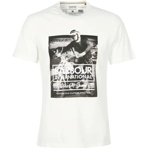 Barbour - Tops > T-Shirts - White - Barbour - Modalova