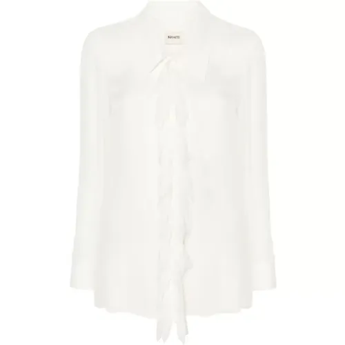 Blouses & Shirts > Shirts - - Khaite - Modalova