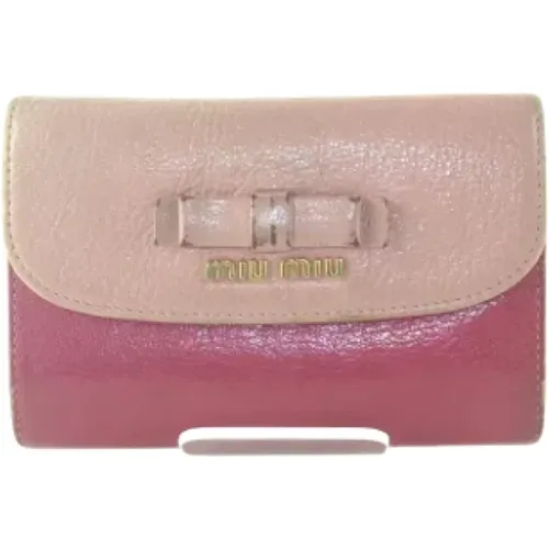 Pre-owned > Pre-owned Accessories > Pre-owned Wallets - - Miu Miu Pre-owned - Modalova