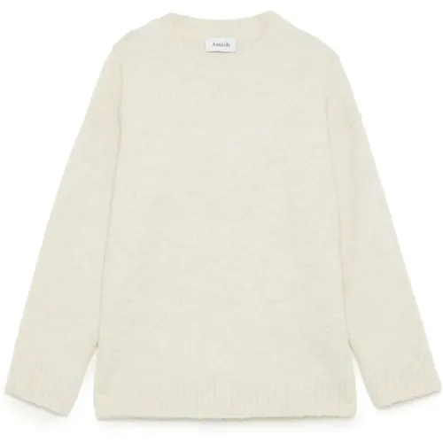 Knitwear > Round-neck Knitwear - - Amish - Modalova