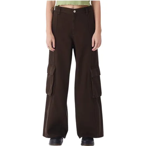 Trousers > Wide Trousers - - Obey - Modalova