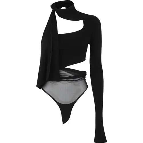 Mugler - Tops > Body - Black - Mugler - Modalova