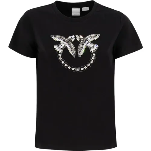 Pinko - Tops > T-Shirts - Black - pinko - Modalova