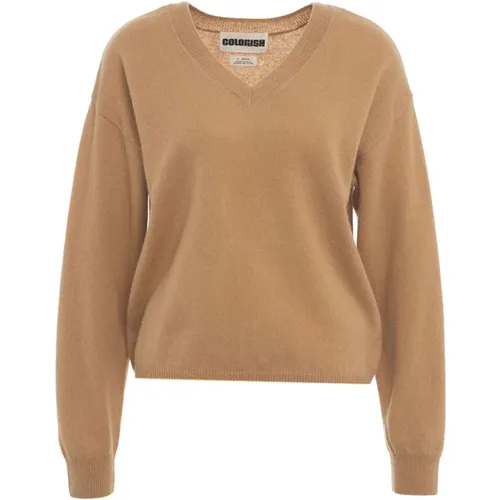 Knitwear > V-neck Knitwear - - Crush - Modalova