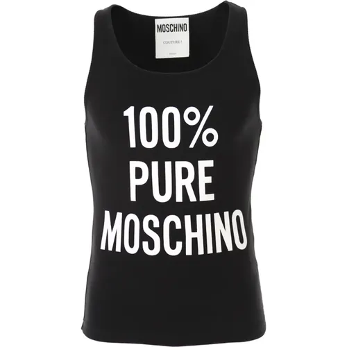 Tops > Sleeveless Tops - - Moschino - Modalova