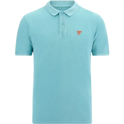 Guess - Tops > Polo Shirts - Blue - Guess - Modalova