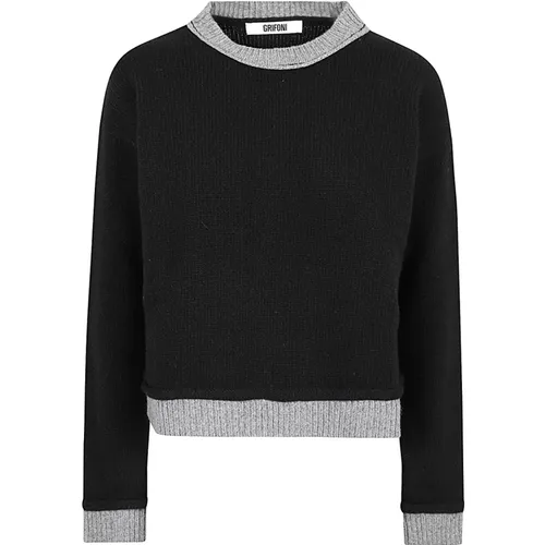 Knitwear > Round-neck Knitwear - - Mauro Grifoni - Modalova