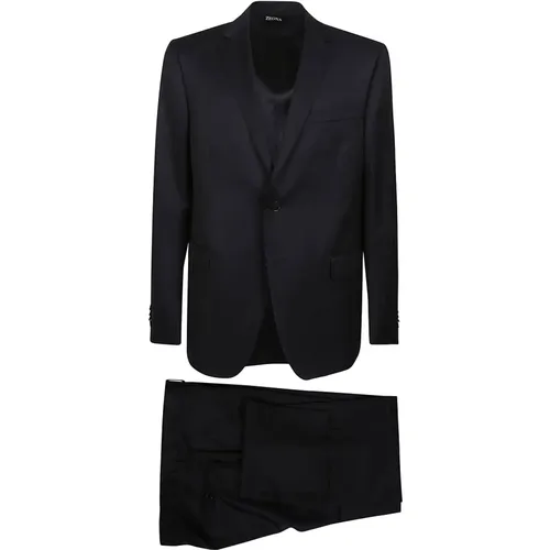 Suits > Suit Sets > Single Breasted Suits - - Ermenegildo Zegna - Modalova